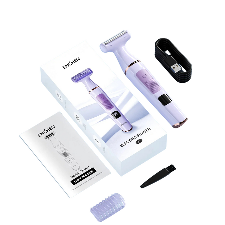 Electric Foil Shaver – Professional Wet and Dry Razor with Portable Hair Trimmer
