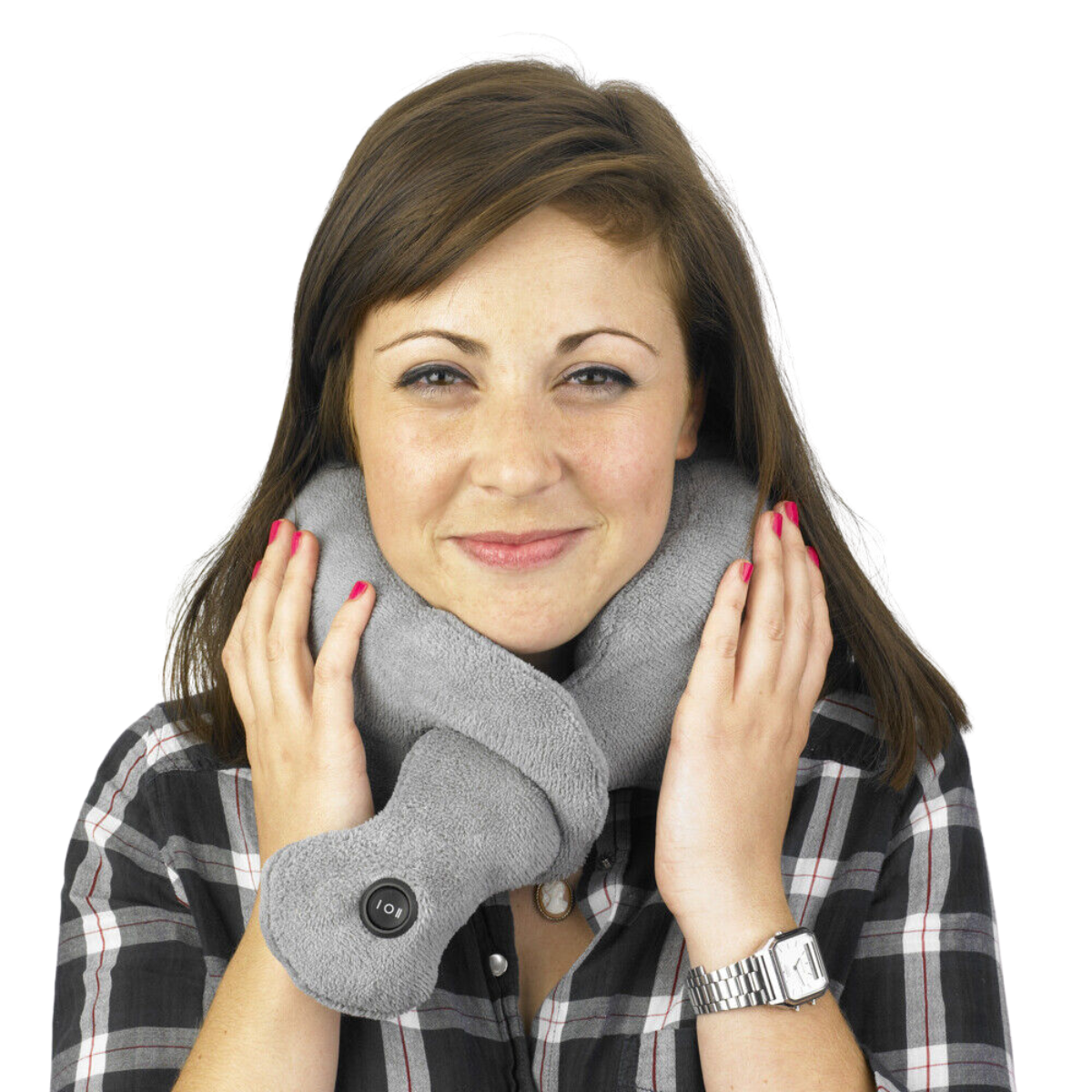 Electric Vibrating Massaging Neck Pillow Scarf