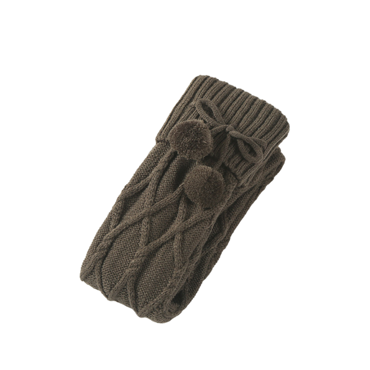 Cable Knit Knee High Socks Winter Knitted Stocking
