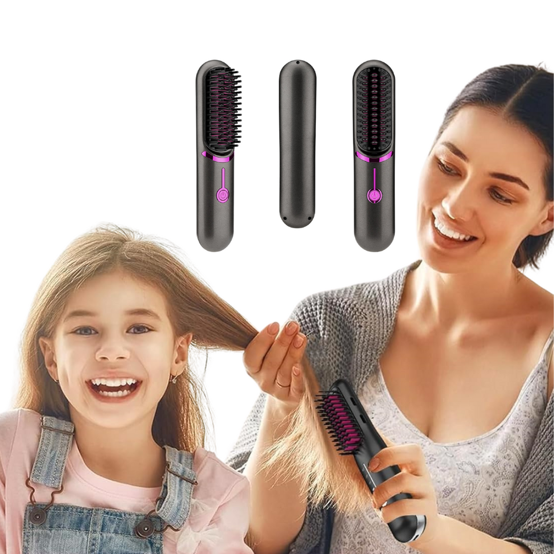 Wireless Hair Straightener Anti-scalding Heating Comb