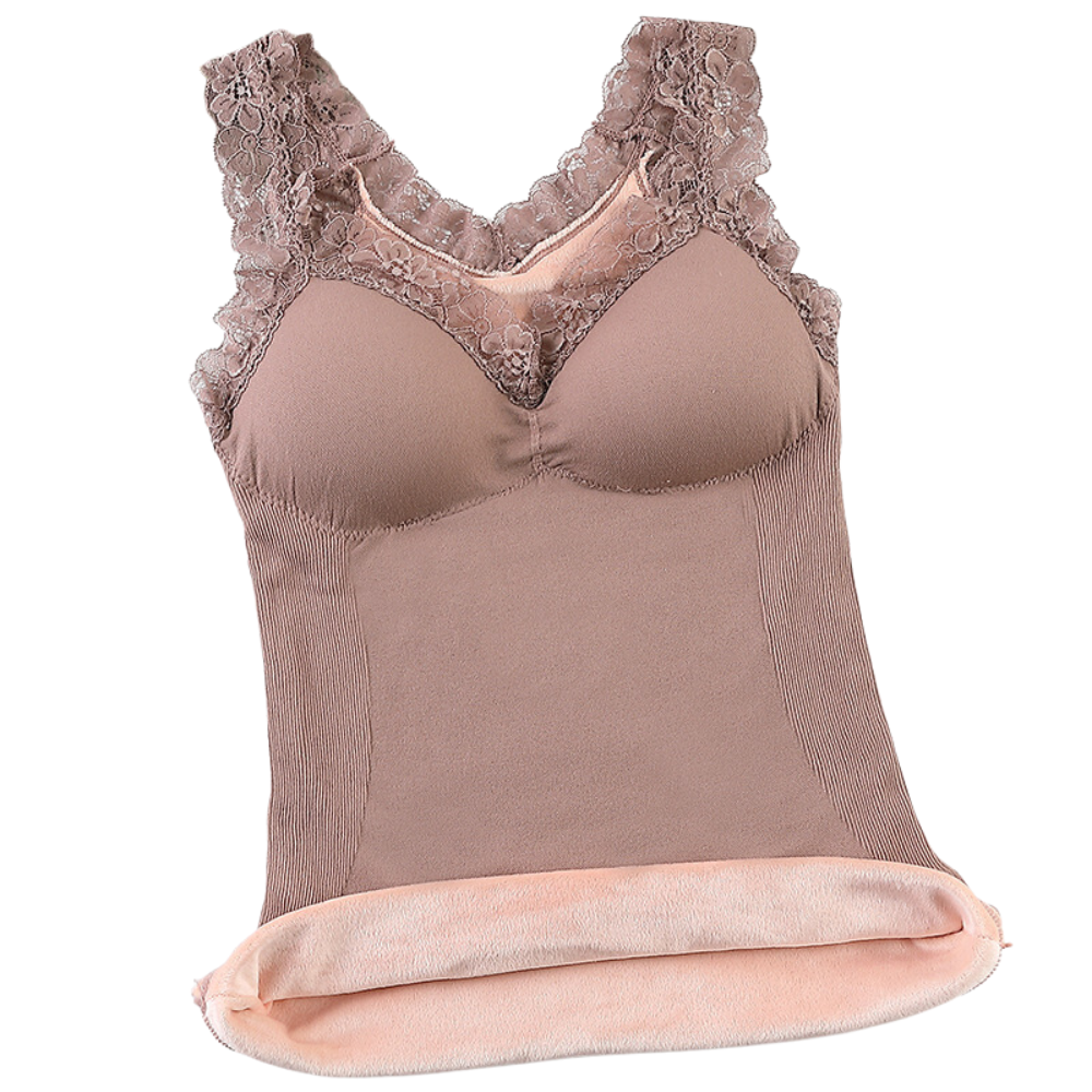 Thermal Underwear Fleece Lined Tank Tops Camisoles