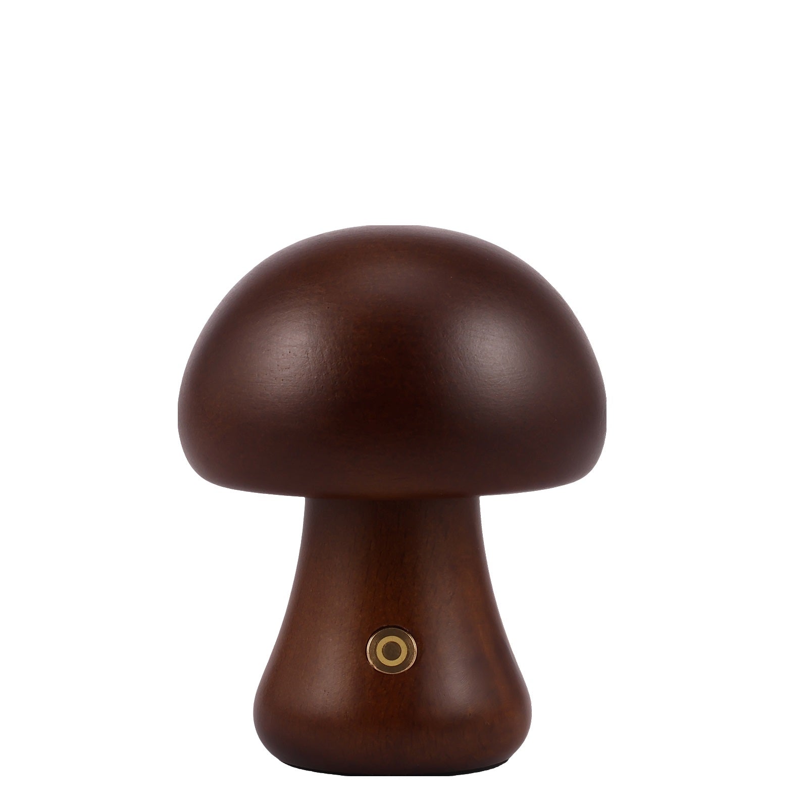 Led Wooden Cute Mushroom Table Lamp