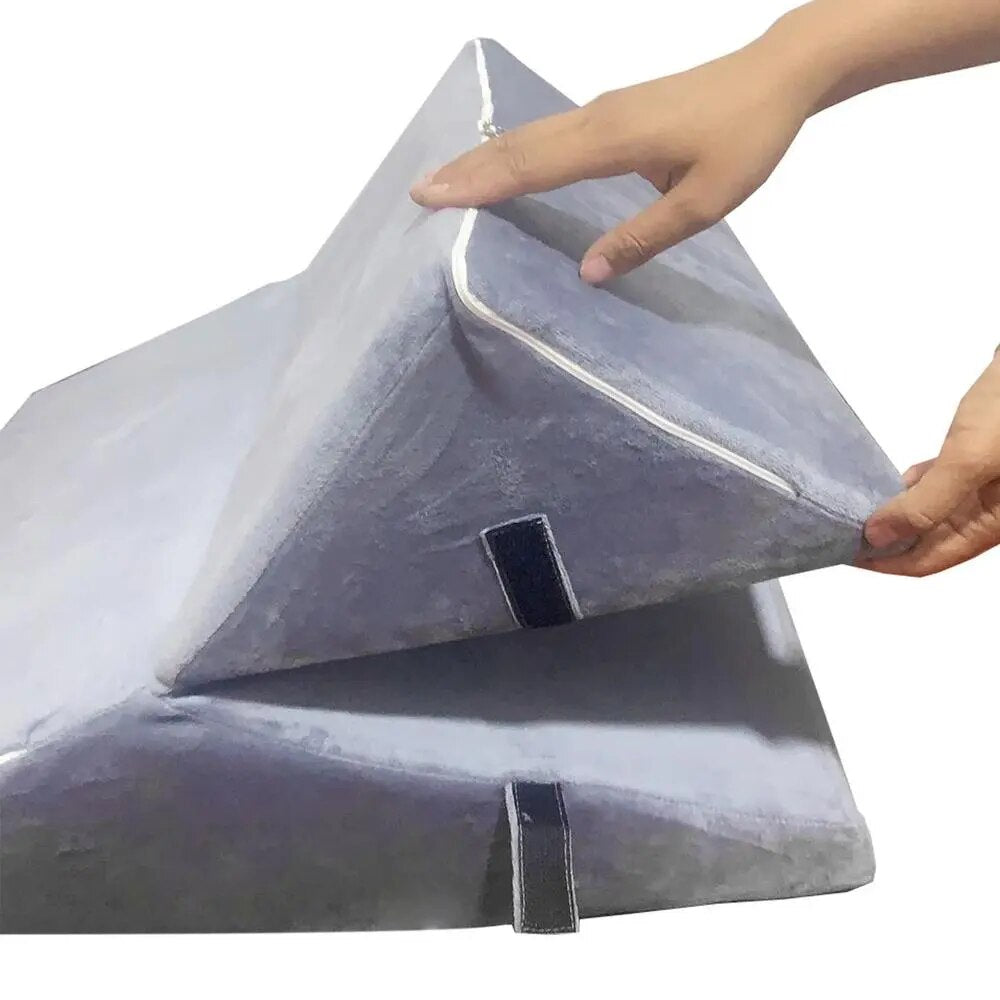 Memory Foam Wedge Pillow Leg Back Pain Support