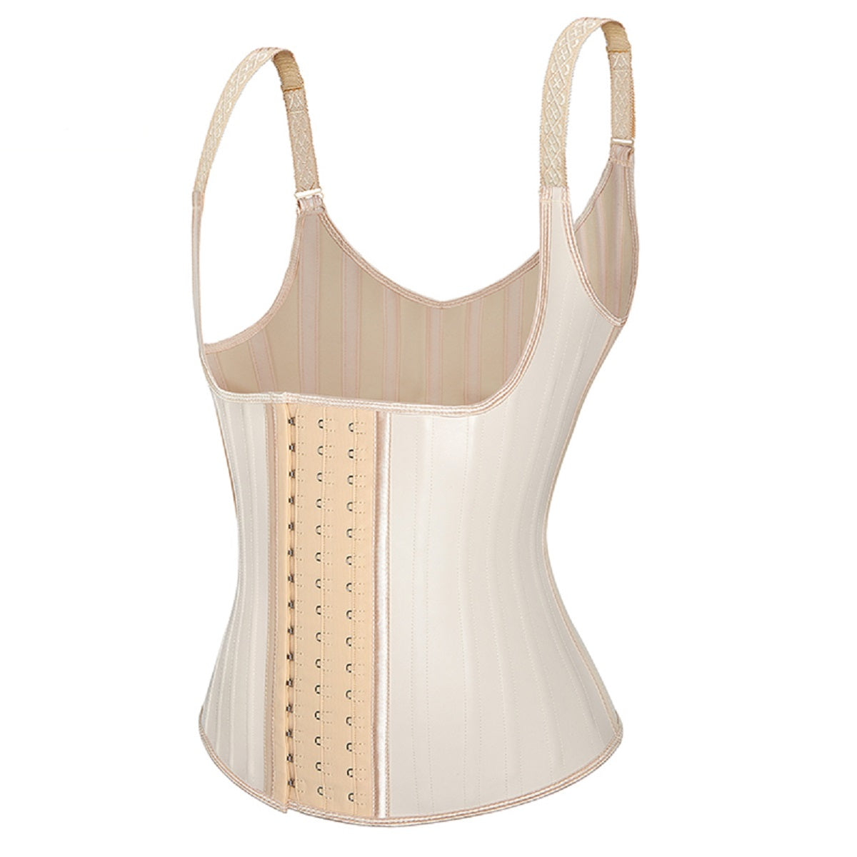 Adjustable Strap Leather Latex Waist Trainer Vest For Weight Loss