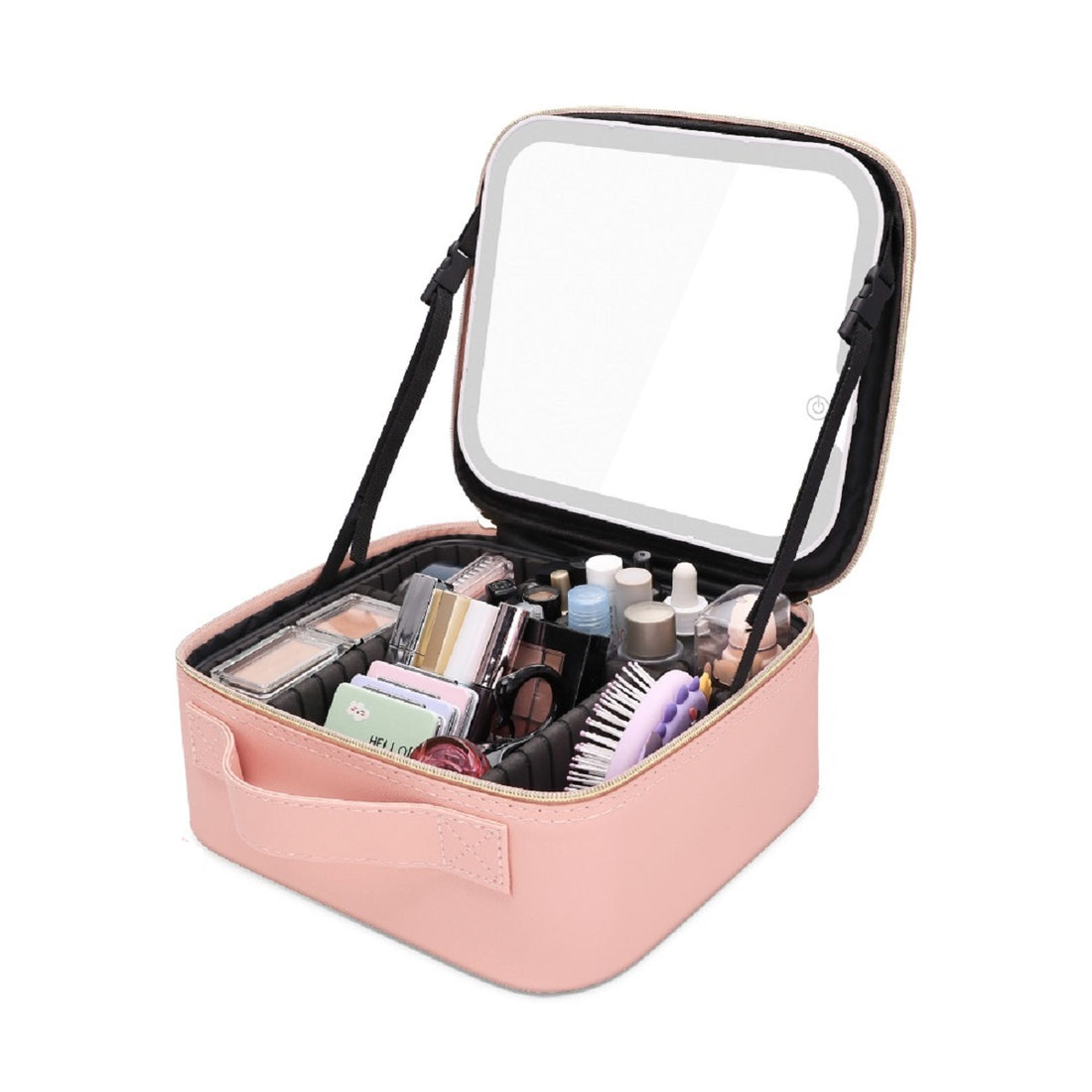 Smart LED Cosmetic Case with Mirror