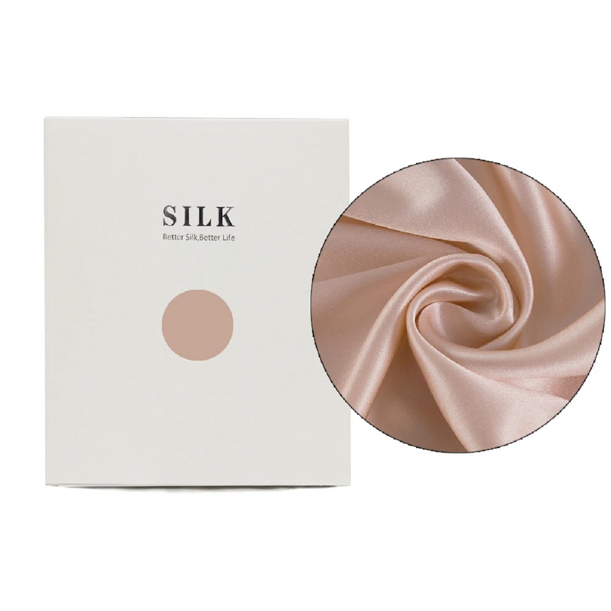 100% Mulberry Silk Pillowcase – Double-Sided Hidden Zipper Cool Touch