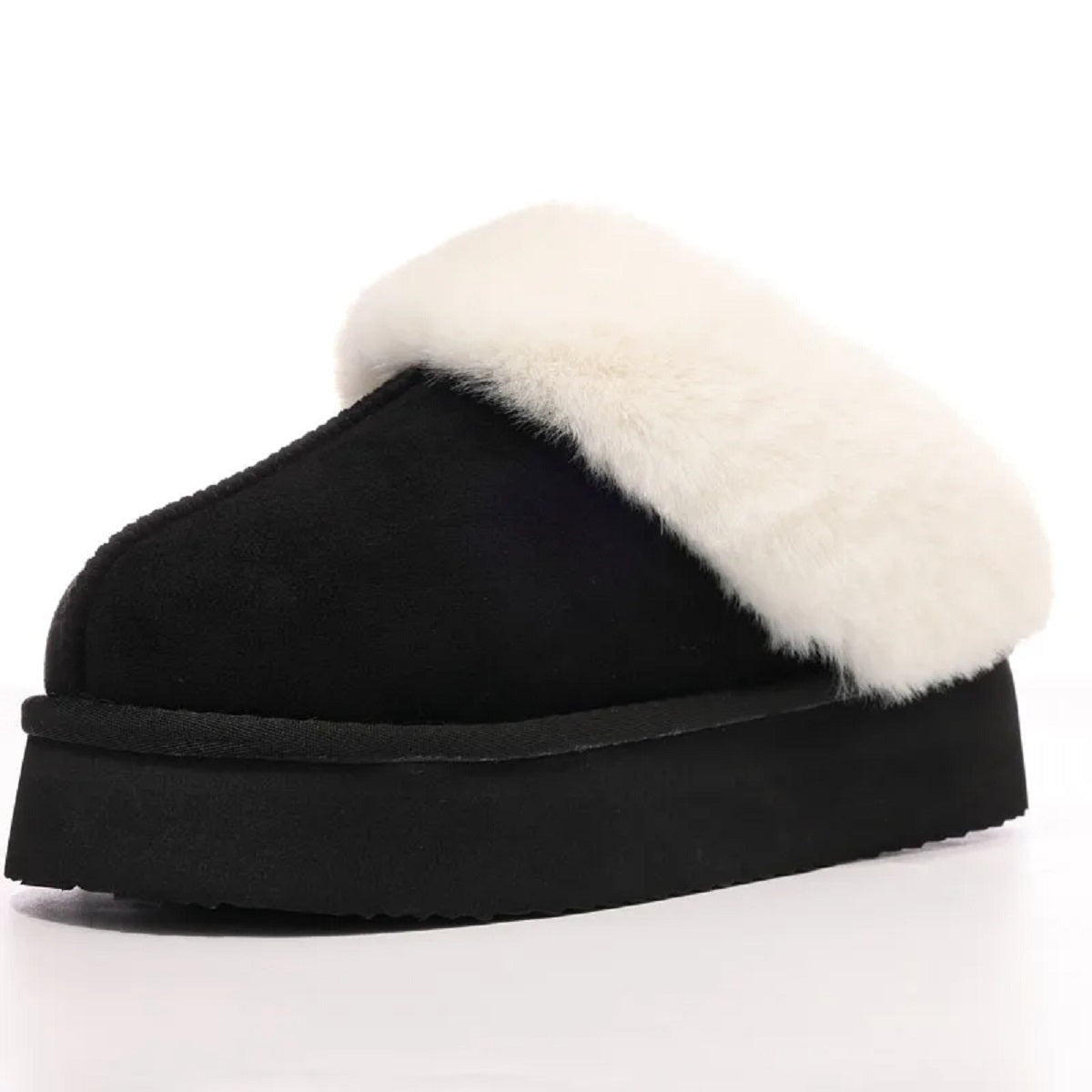 Women's Winter Warm Fuzzy Memory Foam Thick Bottom Slippers