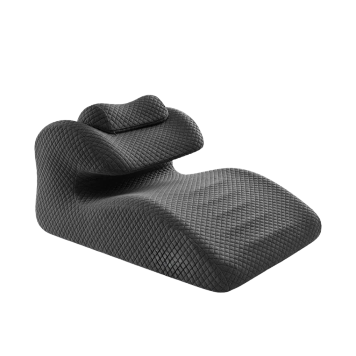 Memory Foam Bed Wedge Pillow – Back And Leg Support Cushion for Sleep Relief