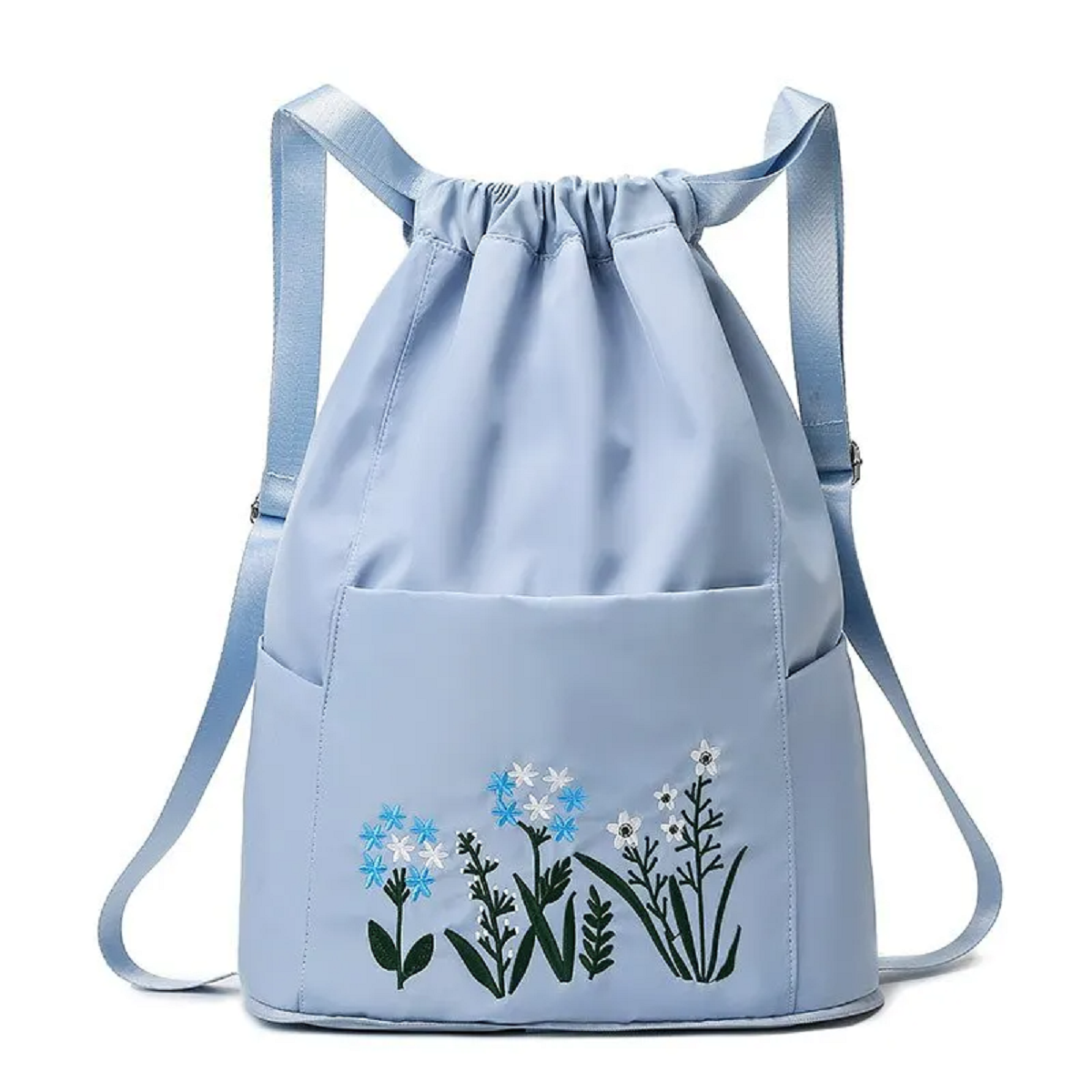 Women's Drawstring Backpack Folding Soft Multi-function Handbag