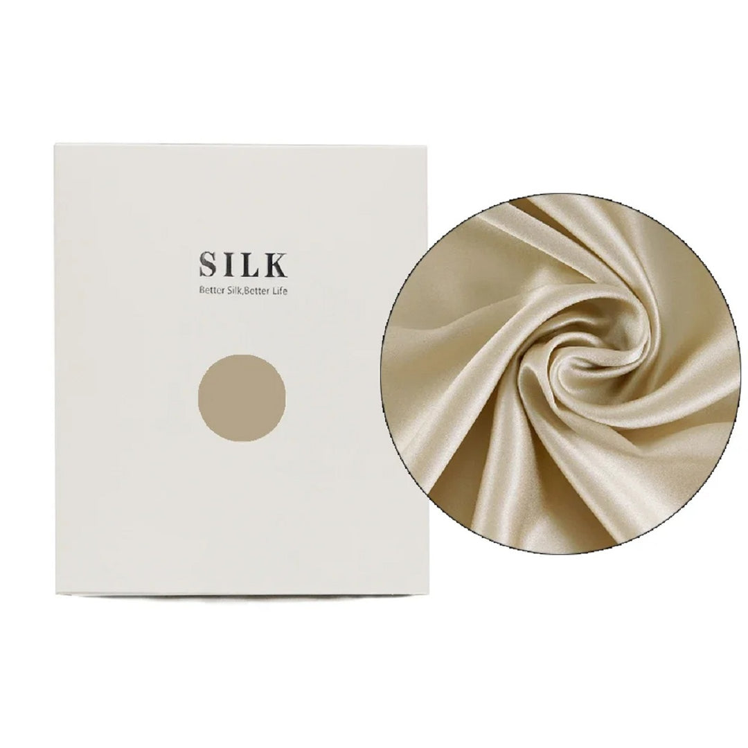 100% Mulberry Silk Pillowcase – Double-Sided Hidden Zipper Cool Touch