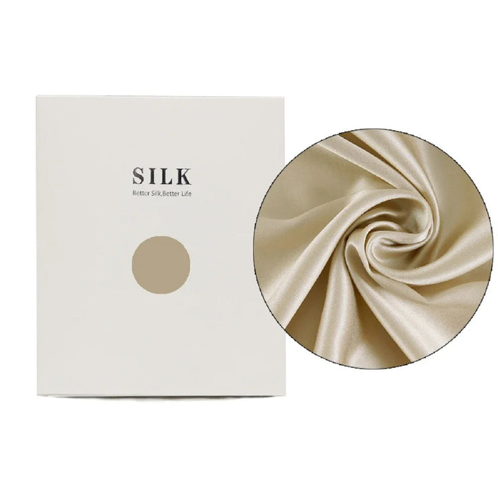 100% Mulberry Silk Pillowcase – Double-Sided Hidden Zipper Cool Touch