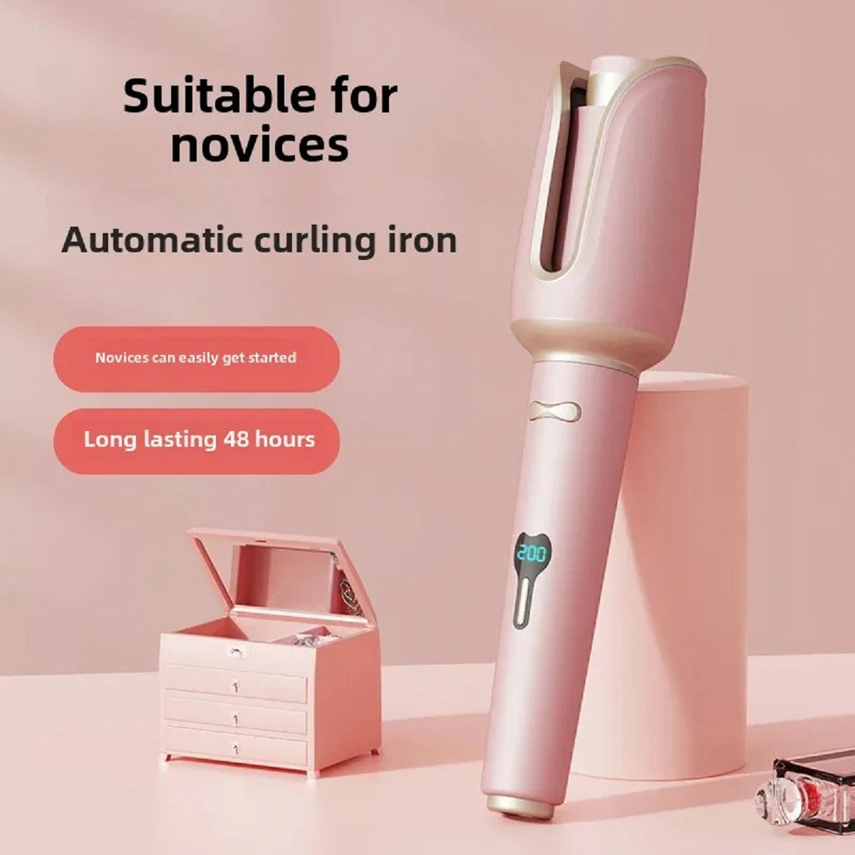 Automatic Hair Curling Negative Ion Hair Straightener