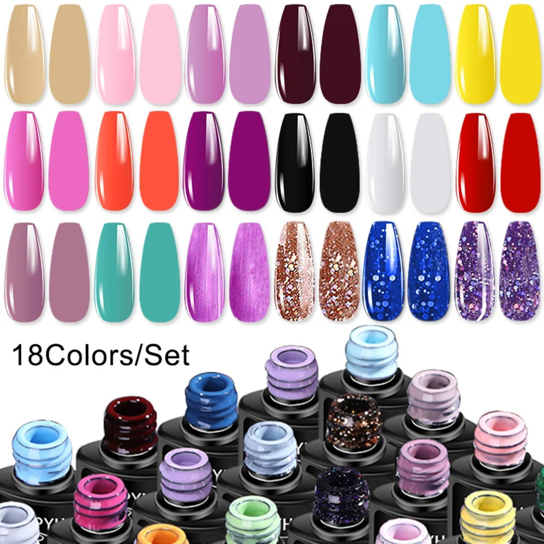 Professional Gel Nail Polish Kit – UV/LED Nail Dryer and Electric Nail Drill Set