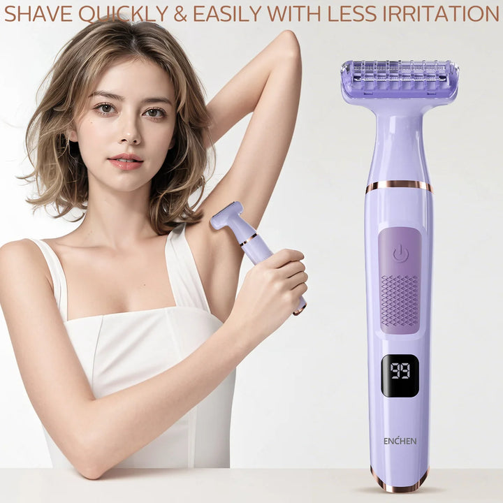 Electric Foil Shaver – Professional Wet and Dry Razor with Portable Hair Trimmer