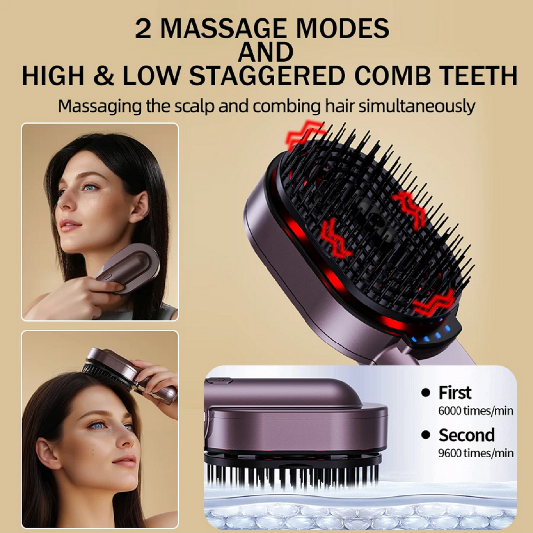 4-in-1 Photon Hair Oil Applicator Comb Massager