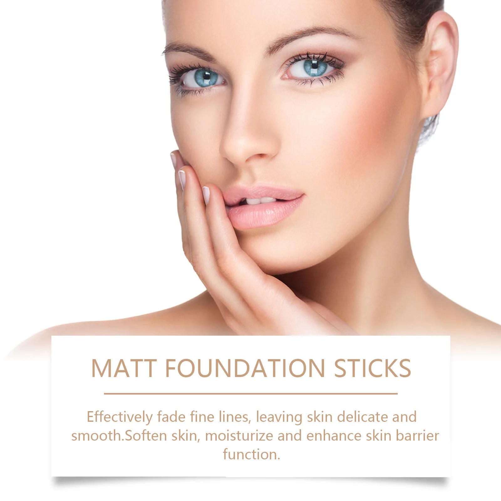 Full Coverage Concealer Foundation Stick – Long-Lasting & Smooth Finish