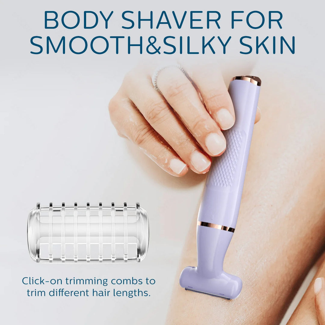 Electric Foil Shaver – Professional Wet and Dry Razor with Portable Hair Trimmer