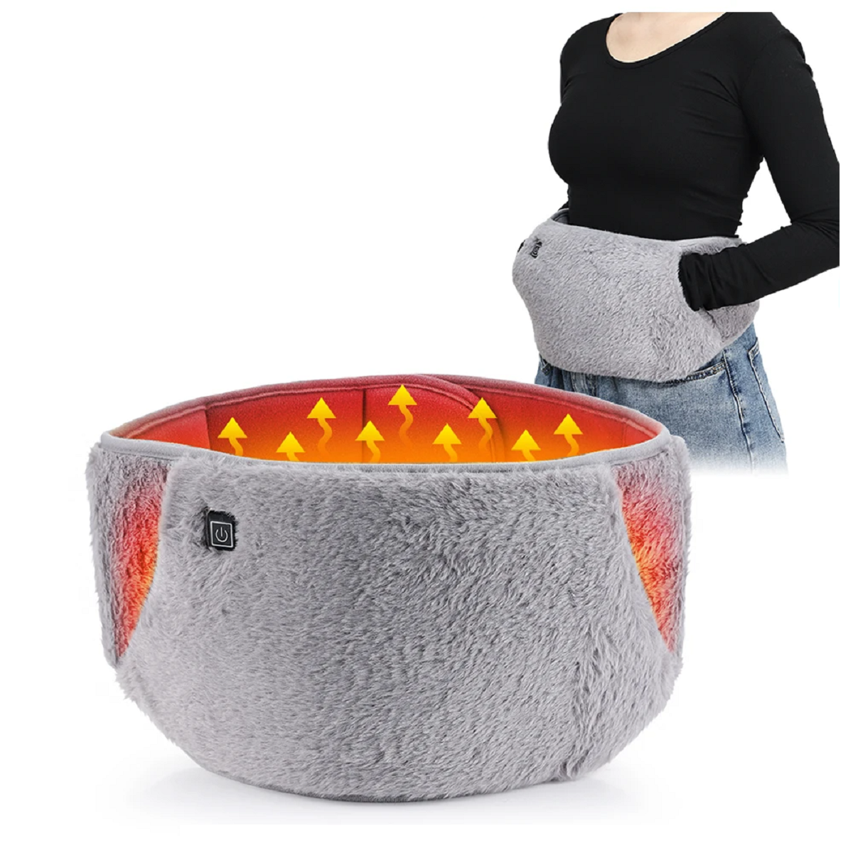 Electric Heated Waist Warmer Cold Protection Warming Belt