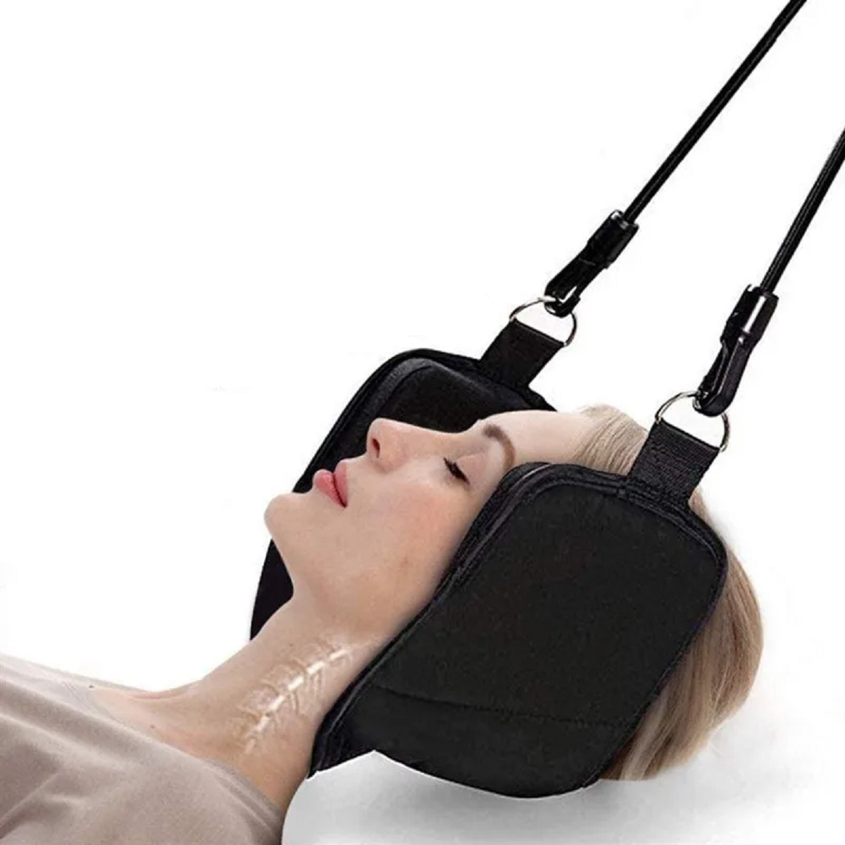 Hammock with Stand for Neck Traction Stretcher Massager