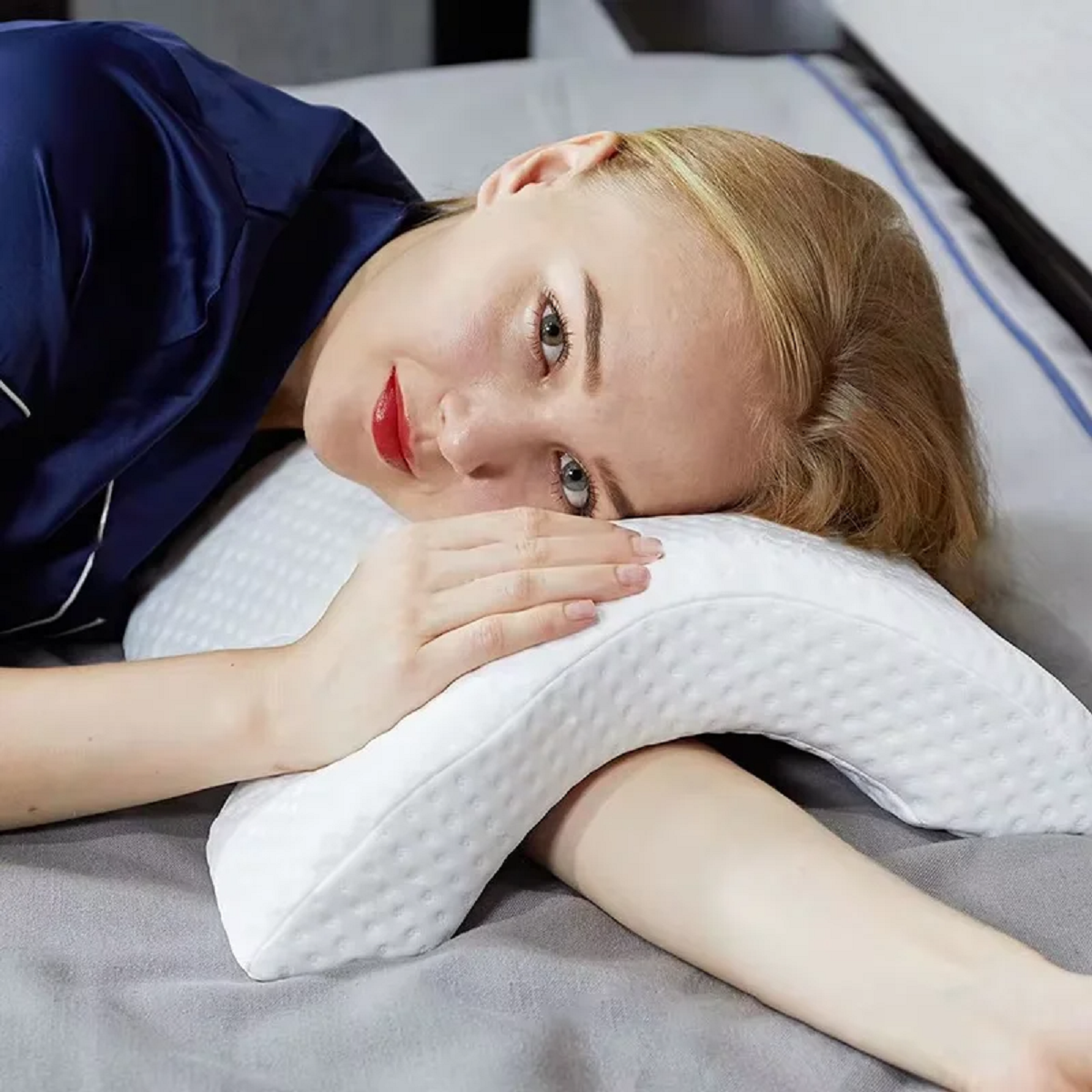 Memory Foam Pillow with Arm Hole