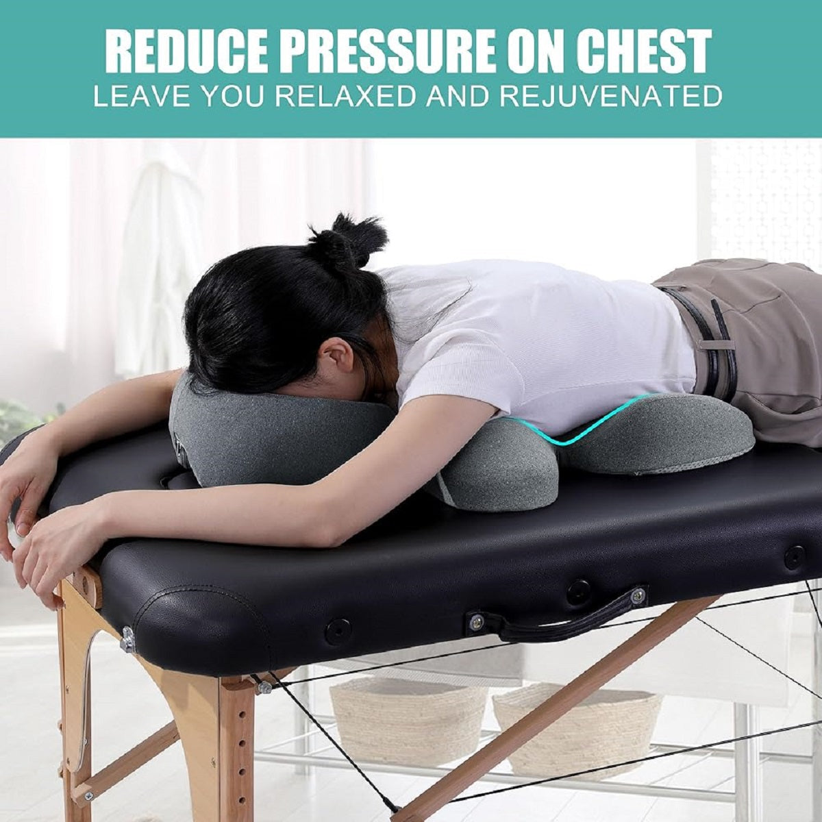 Massage Face Chest Cushion Pillow Set