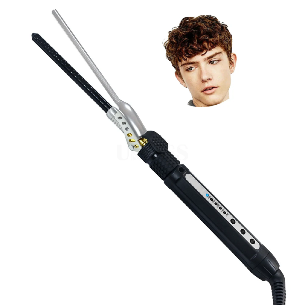 Professional 7mm Short Hair Curling Wand Hair Rollers Styler