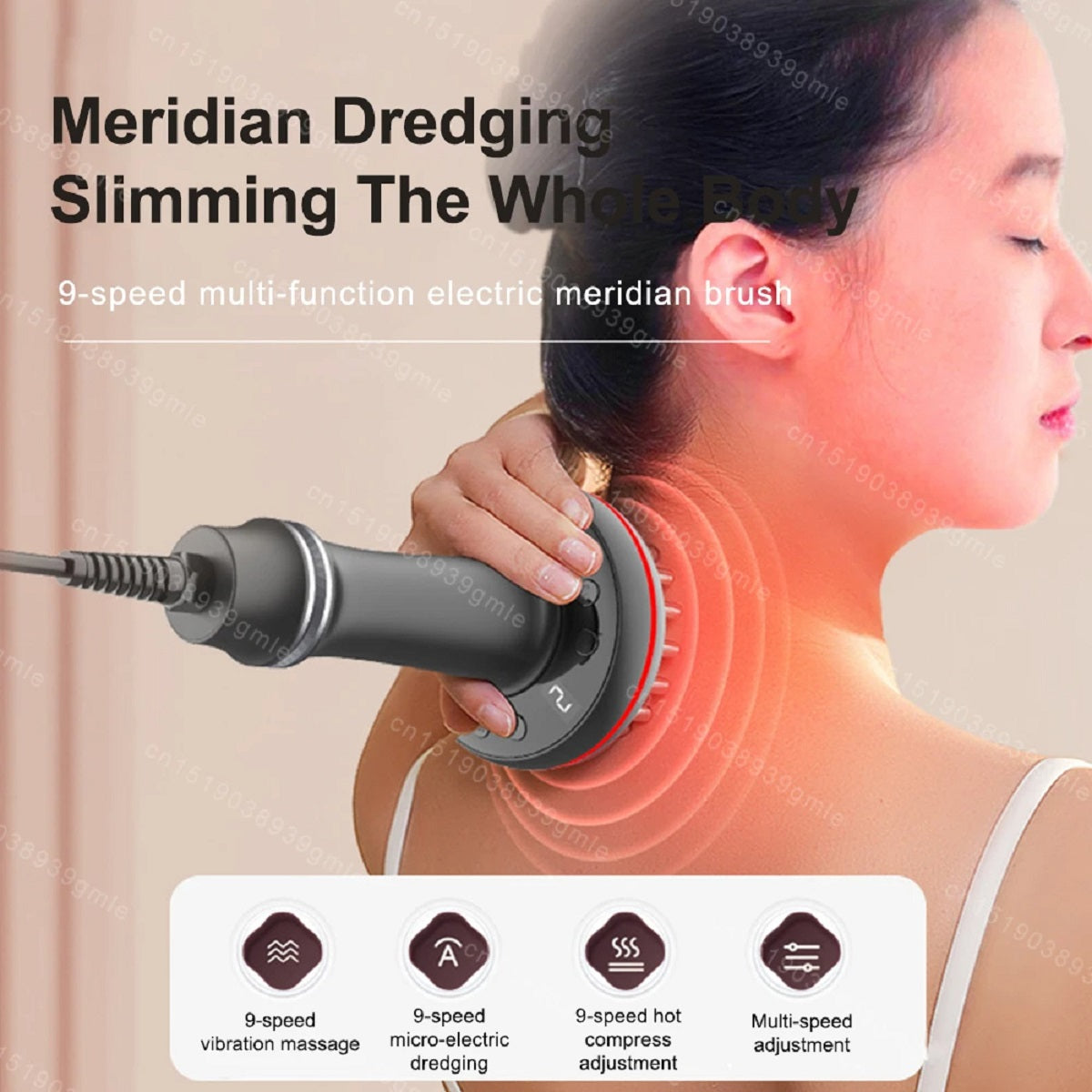 Electric Meridian Gua Sha Body Massager Fat Burner Machine