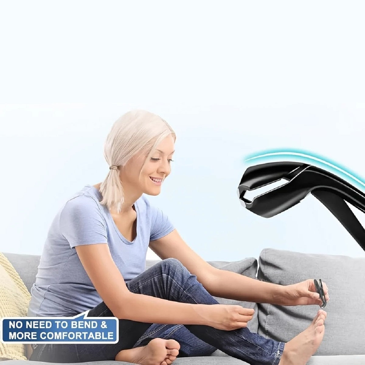 Wide Jaw Toenail Clipper – Stainless Steel Long-Handle Nail Cutter