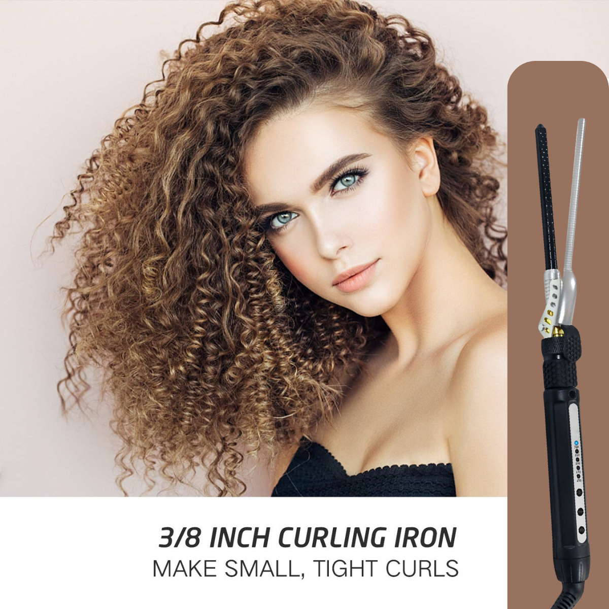 Professional 7mm Short Hair Curling Wand Hair Rollers Styler
