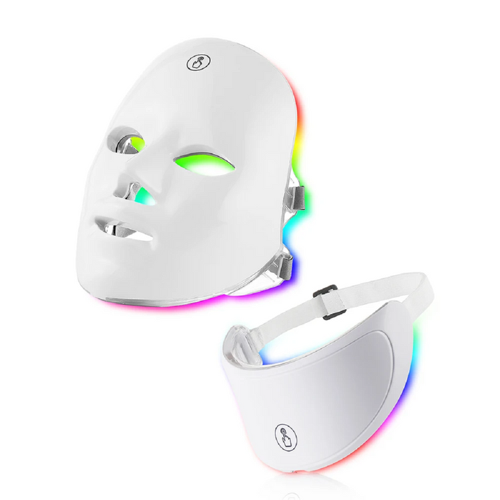 LED Face And Neck Skin Care Massager Mask