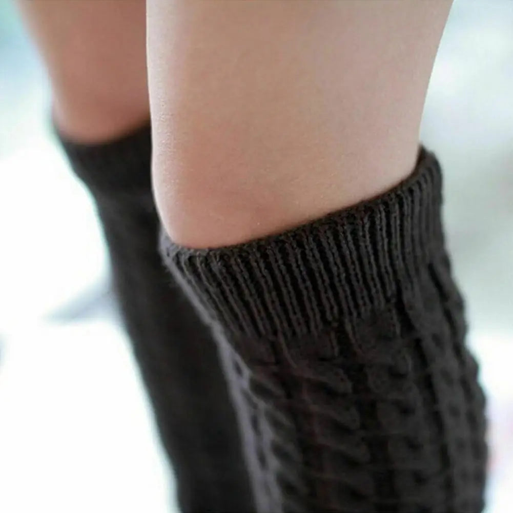 Women’s Knitted Leg Warmers – Autumn Winter Warm Foot Covers