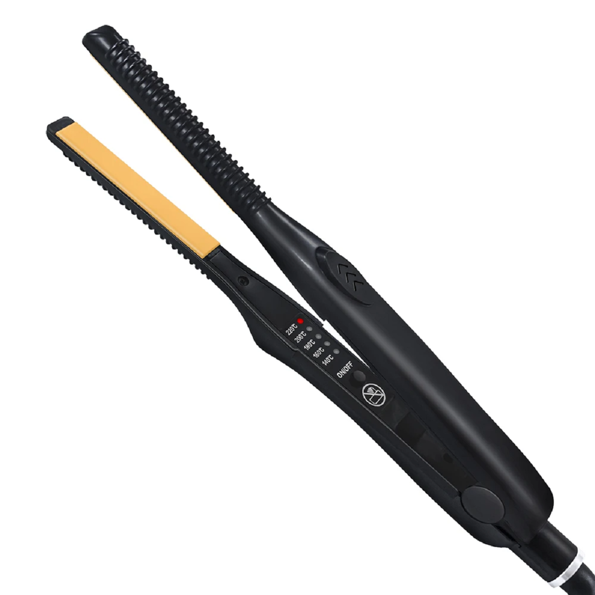 2 In 1 Hair Straightener And Curler Small Flat Iron Ceramic Hair