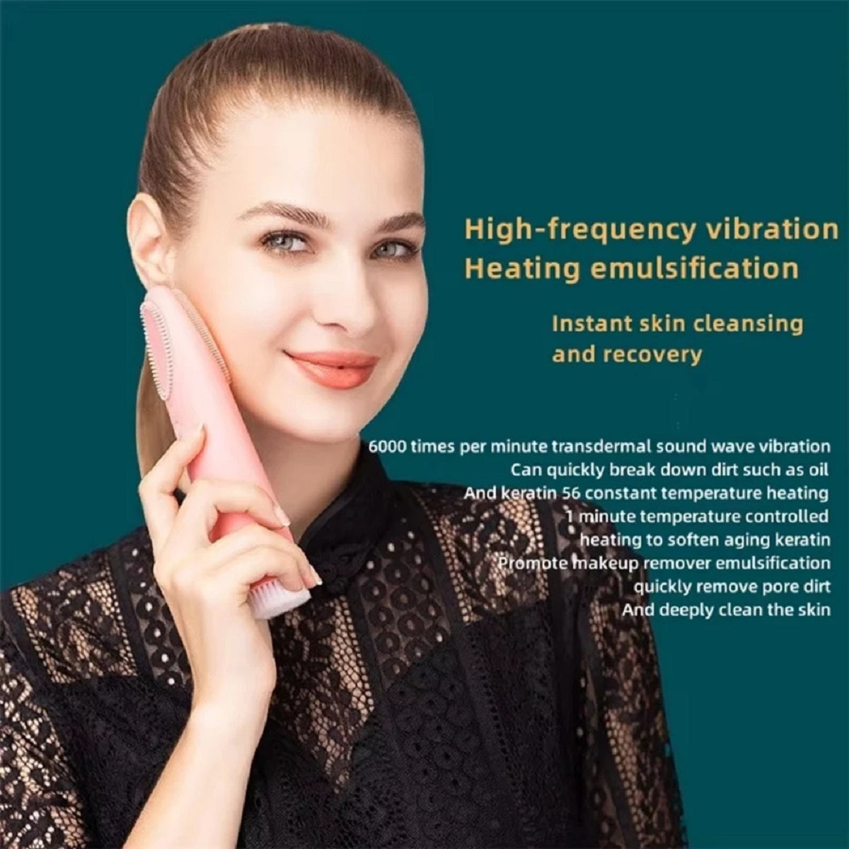 Multifunction Electric Facial Cleansing Sculptor – Warm Compress & Beauty Care