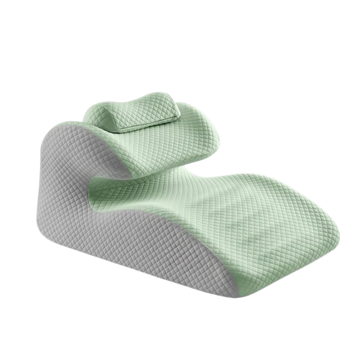 Memory Foam Bed Wedge Pillow – Back And Leg Support Cushion for Sleep Relief