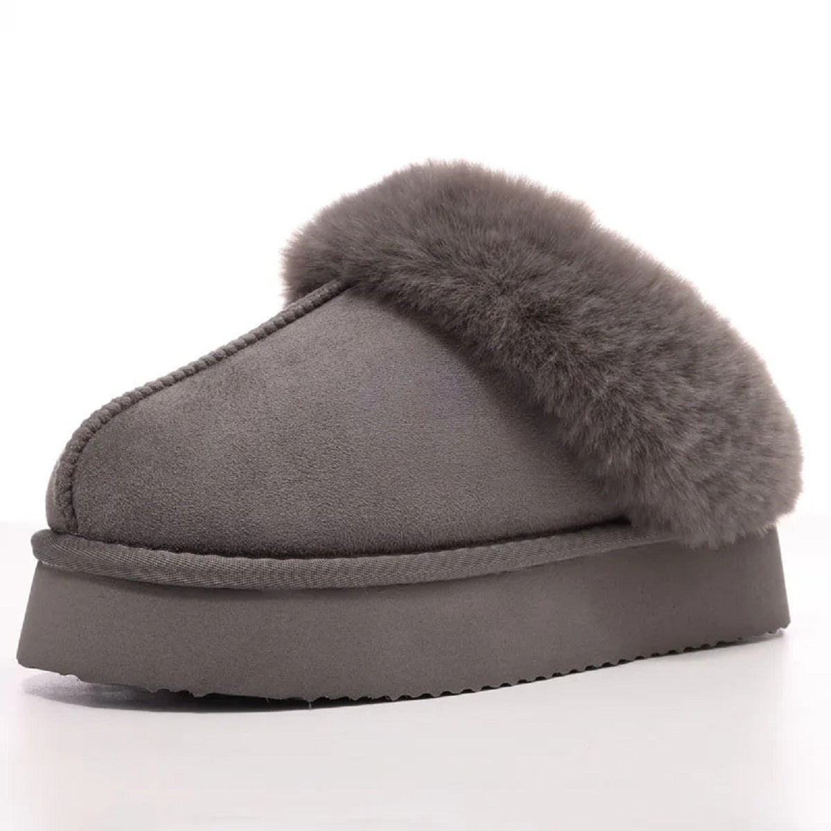 Women's Winter Warm Fuzzy Memory Foam Thick Bottom Slippers