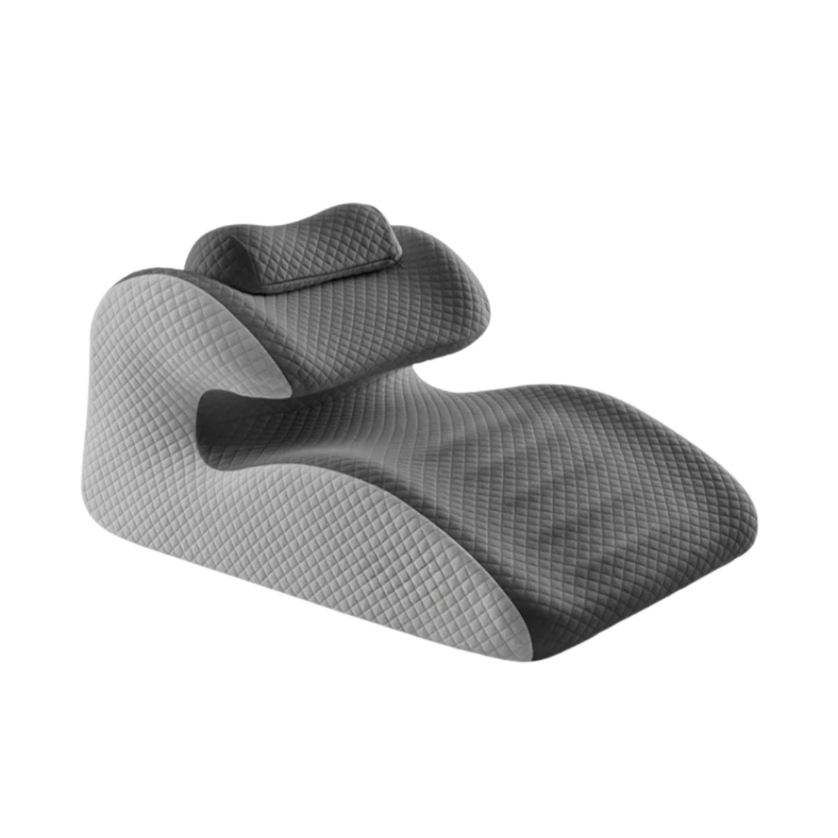 Memory Foam Bed Wedge Pillow – Back And Leg Support Cushion for Sleep Relief