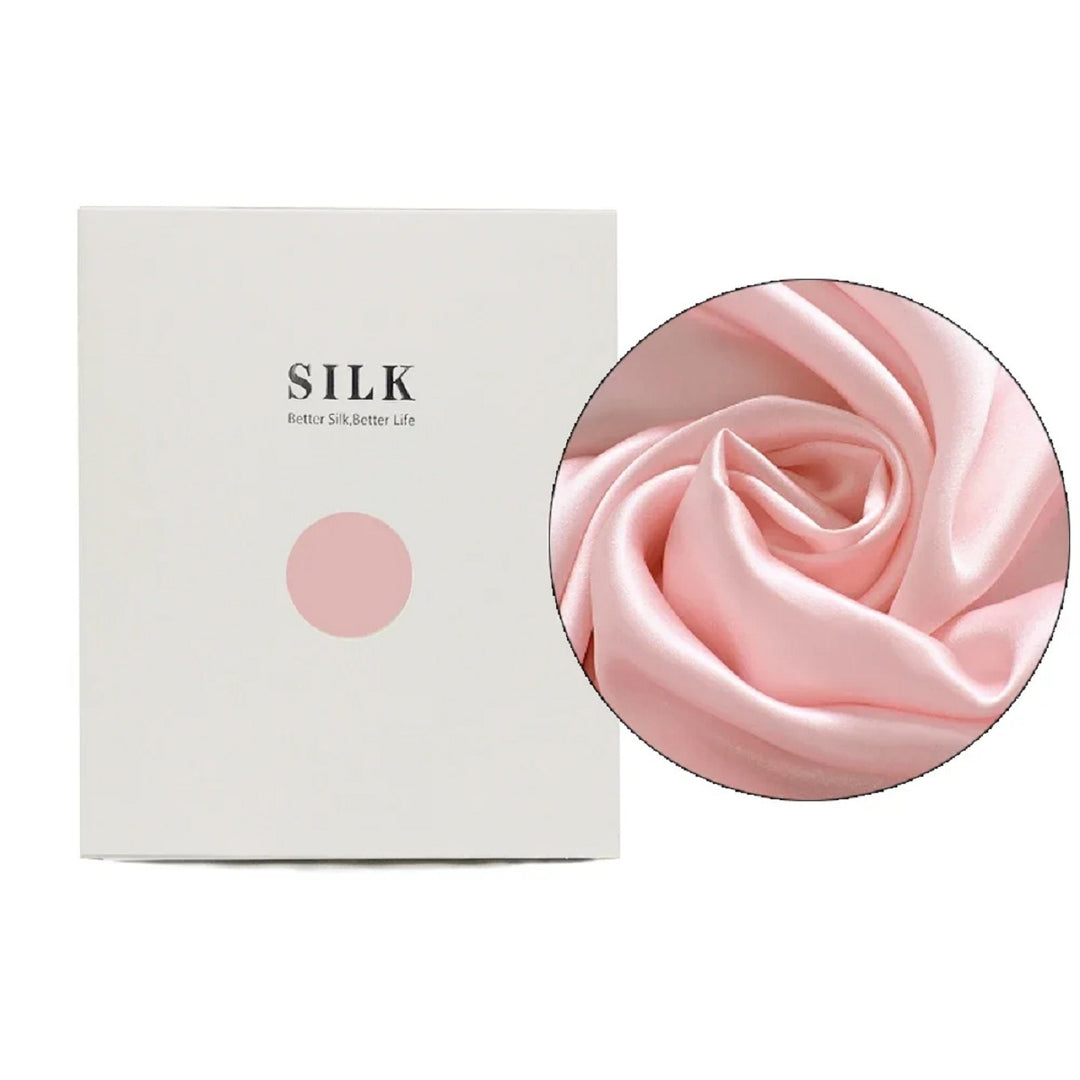 100% Mulberry Silk Pillowcase – Double-Sided Hidden Zipper Cool Touch