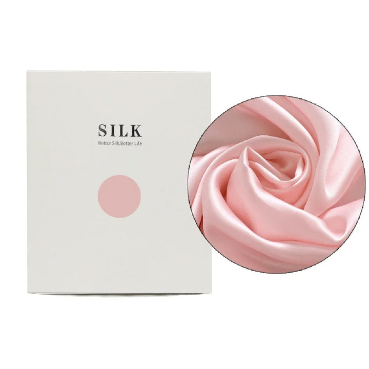 100% Mulberry Silk Pillowcase – Double-Sided Hidden Zipper Cool Touch