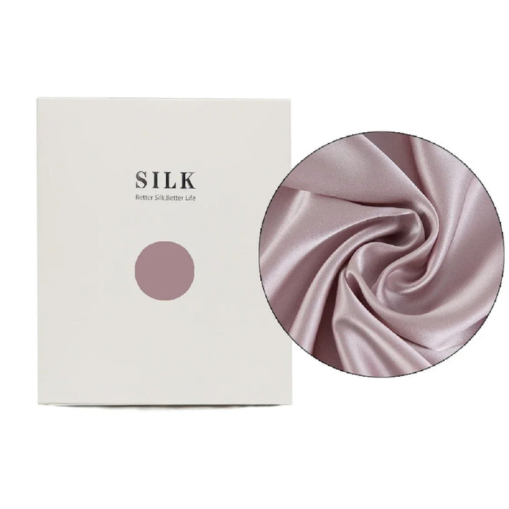 100% Mulberry Silk Pillowcase – Double-Sided Hidden Zipper Cool Touch