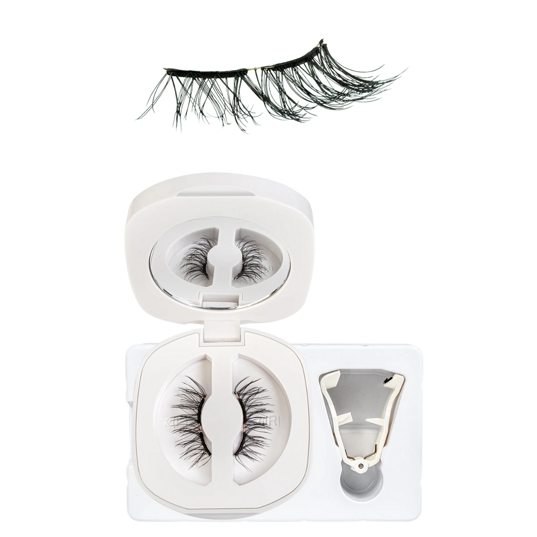 Natural Look Soft Magnetic Eyelashes Kit – No‑Glue Reusable 3D Lashes