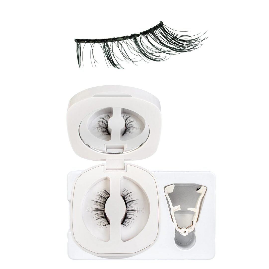 Natural Look Soft Magnetic Eyelashes Kit – No‑Glue Reusable 3D Lashes
