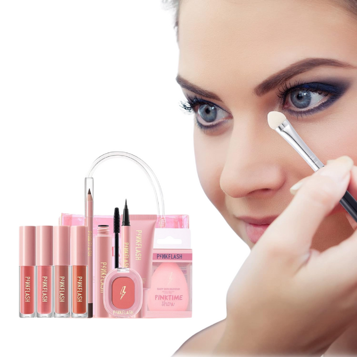 11 Pcs Full Makeup Set With Cosmetics Bag