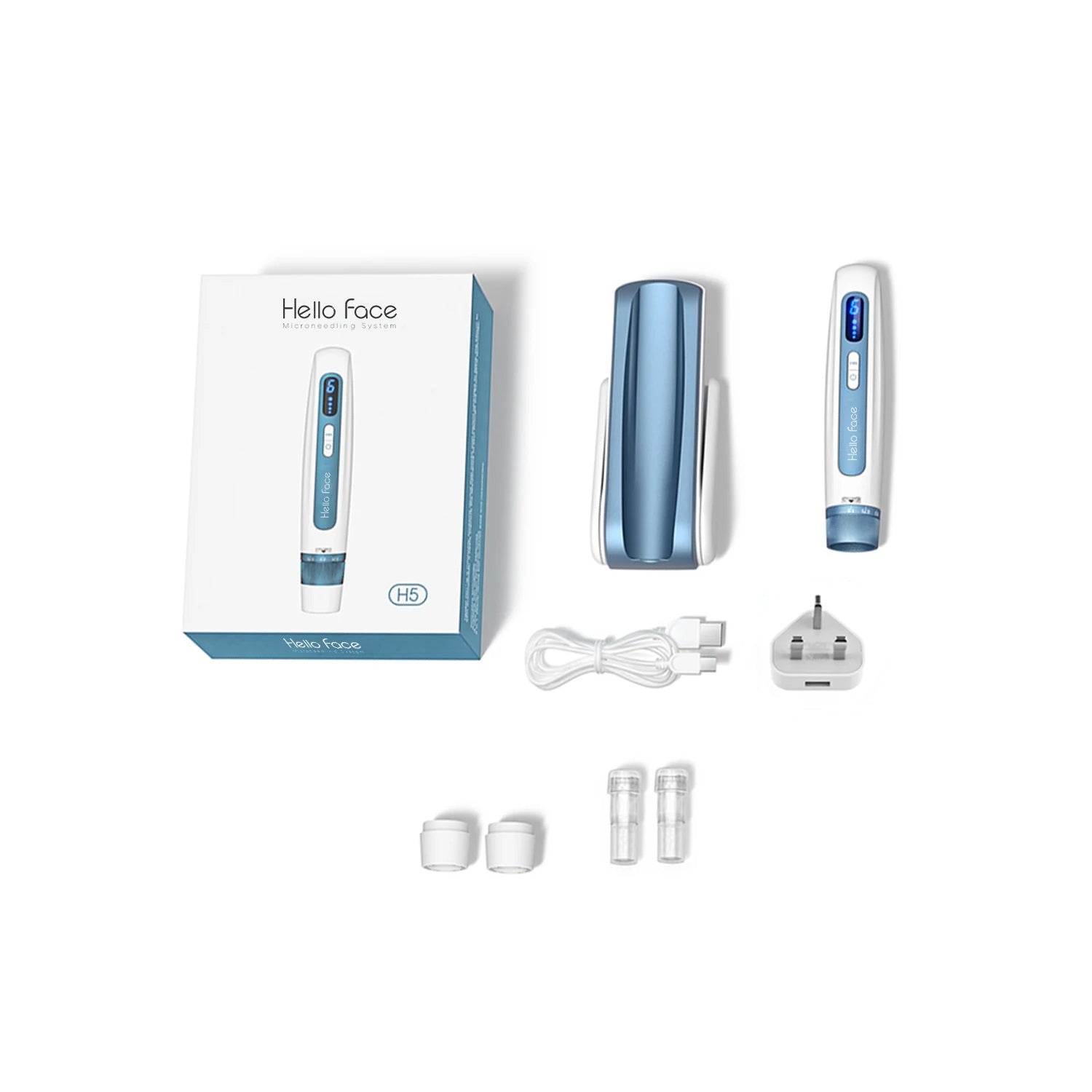 Professional Microneedling Pen – 2-in-1 Automatic Derma EMS Device