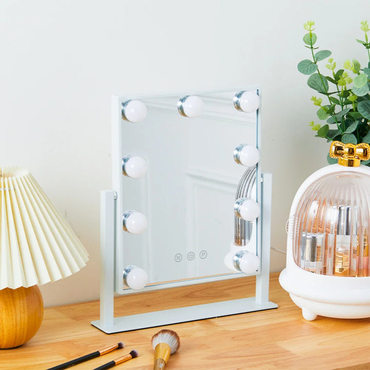 Hollywood Make-Up Mirror with Dimmable LED Bulbs