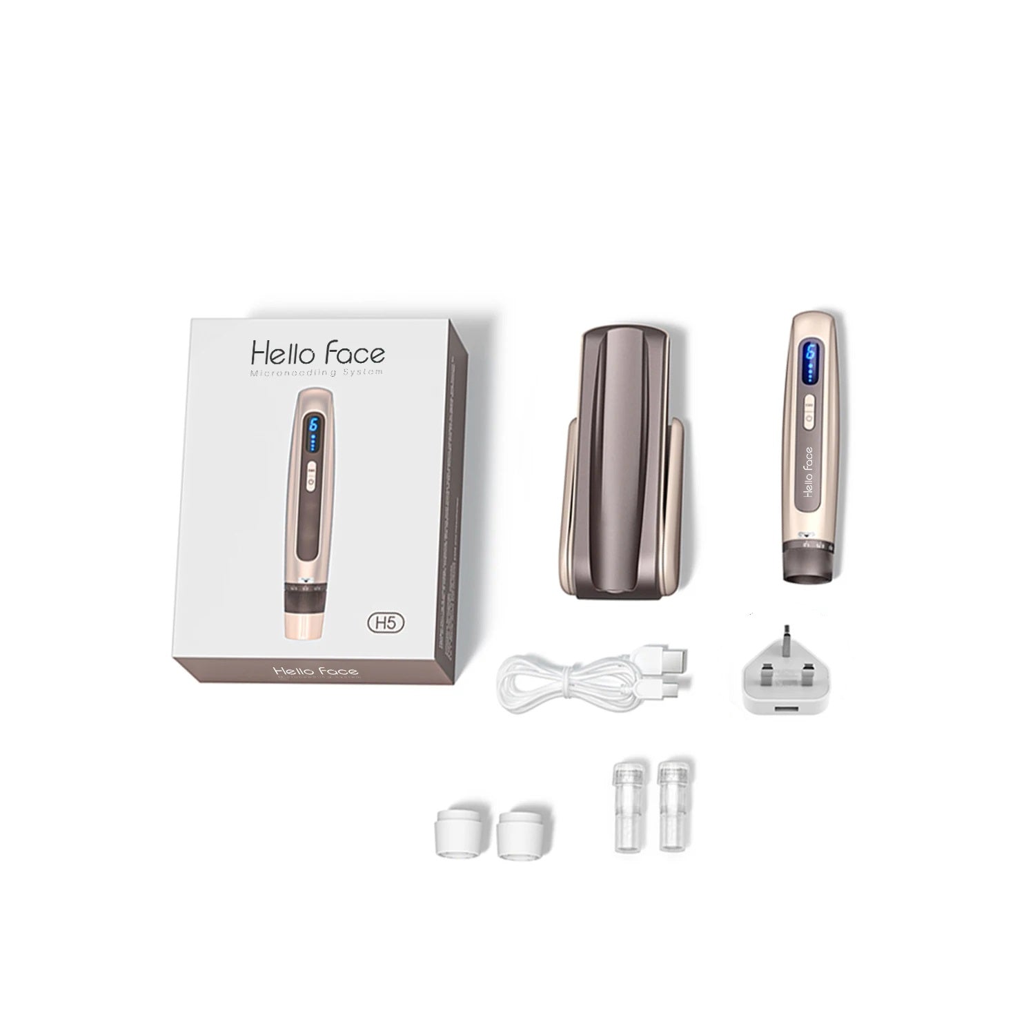 Professional Microneedling Pen – 2-in-1 Automatic Derma EMS Device