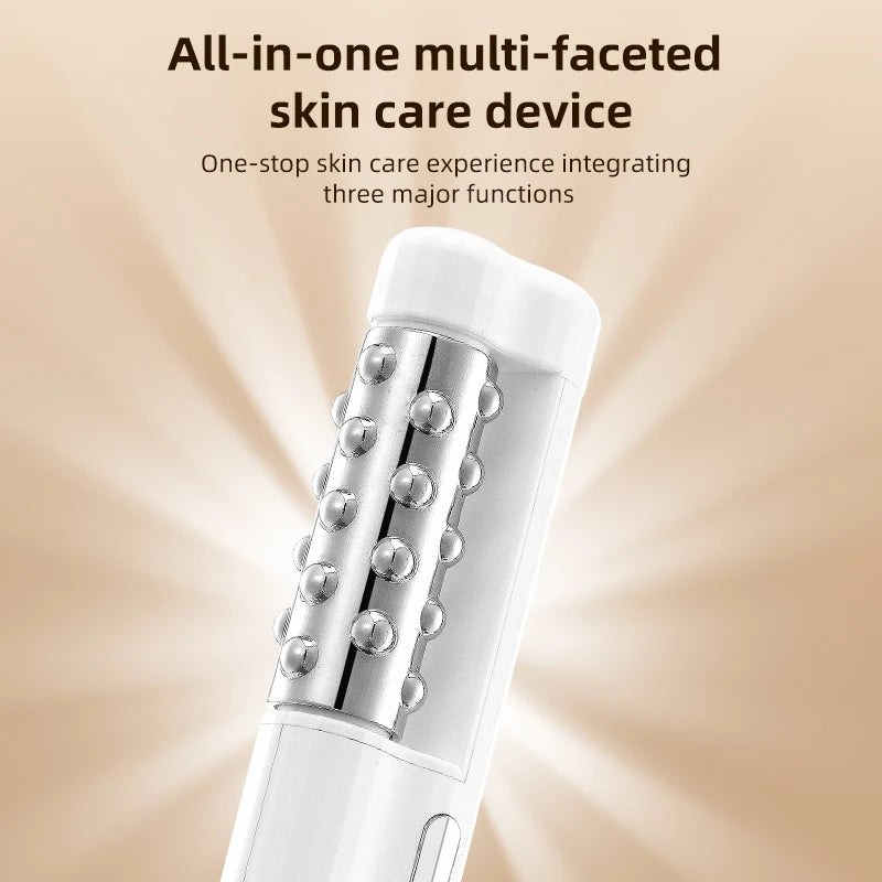 Heated Facial Roller – 360° EMS Wrinkle Remover And Firming Massager