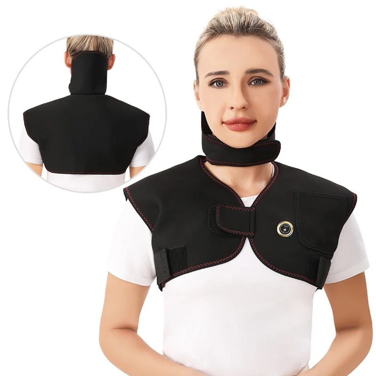 Electric Heating Pad – 3-Level USB Neck and Shoulder Massager