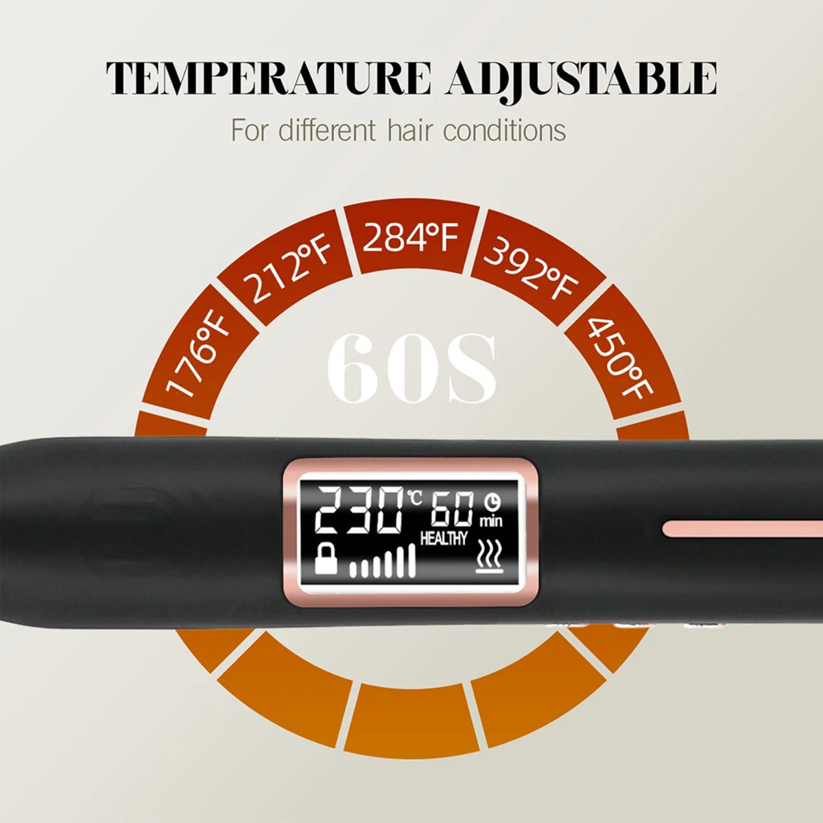Mini Hair Straightener – Titanium Thin Plate Flat Iron for Short Hair