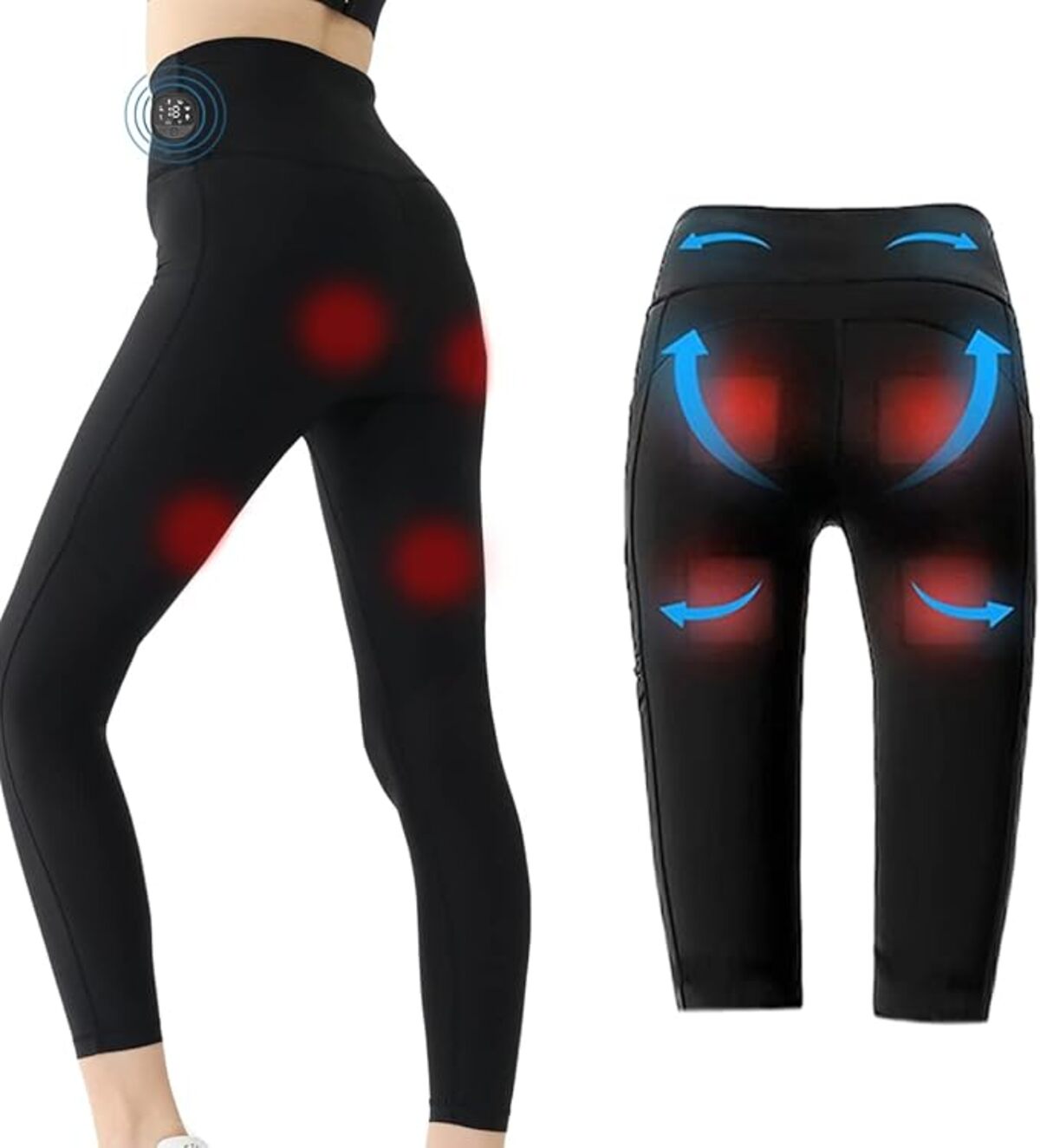 EMS Yoga Shorts – High Waist Muscle Stimulator
