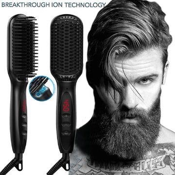 Heating Comb Hair Straightener Bread Brush